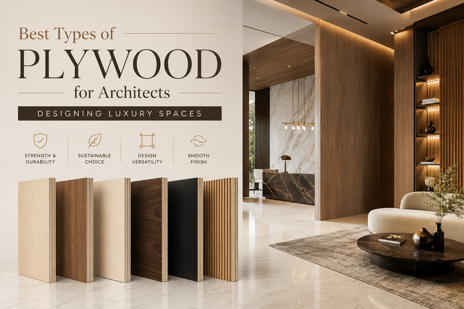 Best Types of Plywood for Architects Designing Luxury Spaces