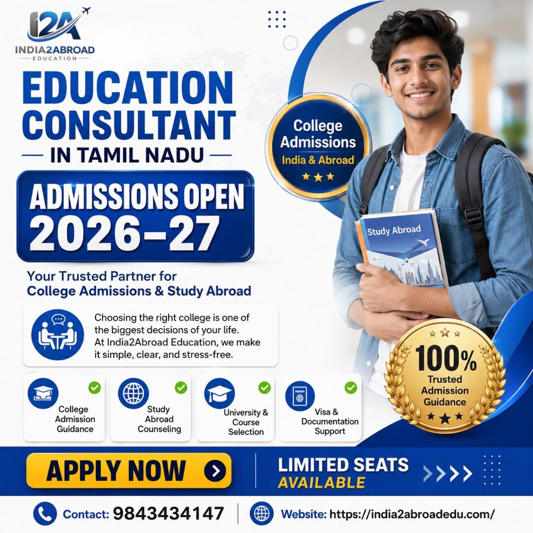 Education Consultant in Tamil Nadu Helping Students Build Successful Academic Careers