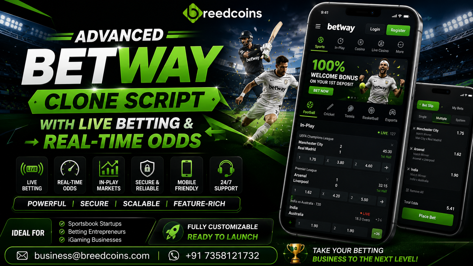 Advanced Betway Clone Script with Live Betting & Real-Time Odds