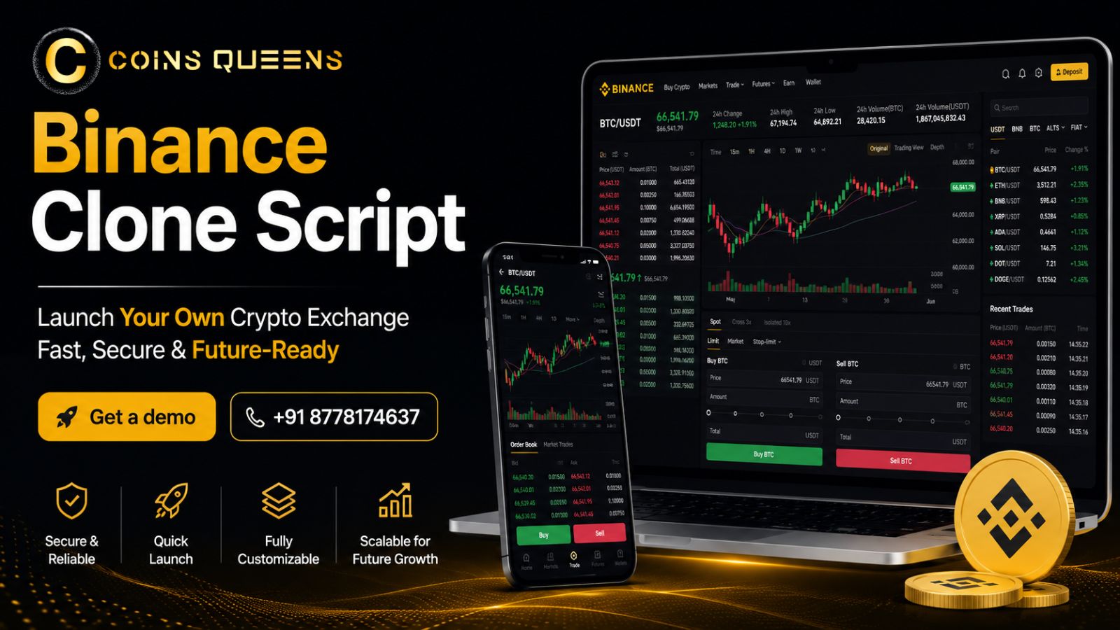 Build Smarter with Advanced Binance Clone Script – Exclusive Offer