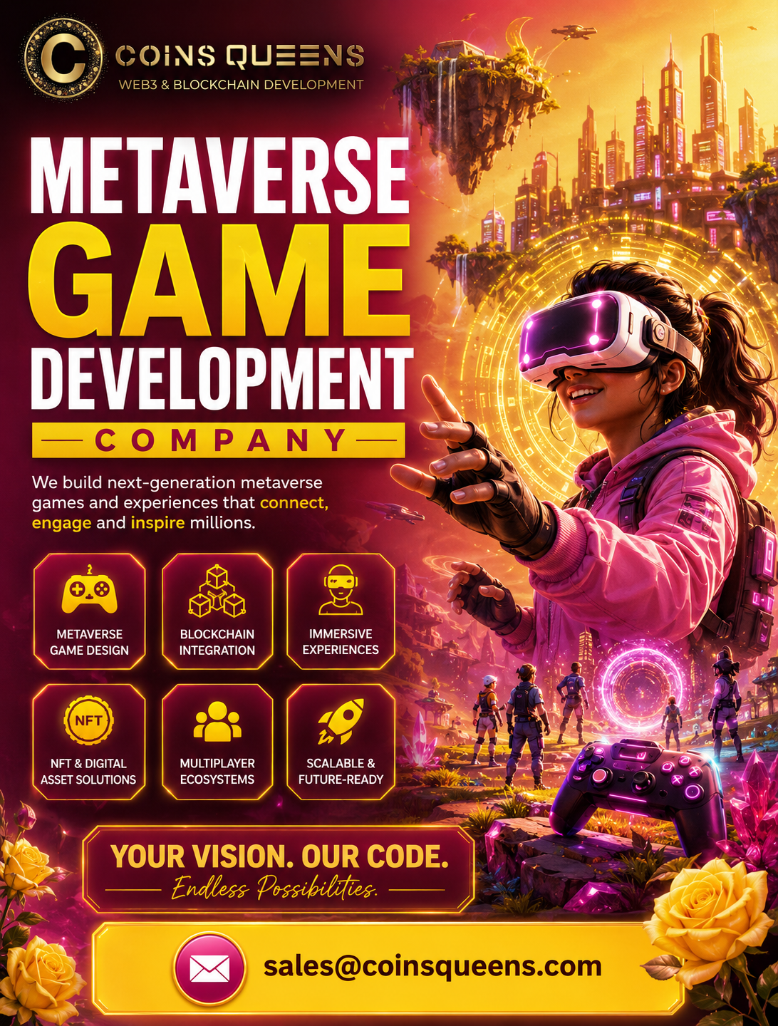 Launch Your Virtual World with 40% OFF – Leading Metaverse Game Development Company