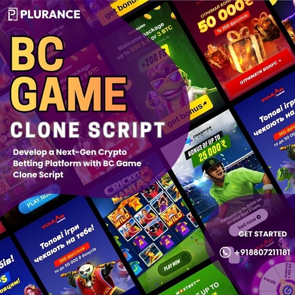 Launch Your Crypto Casino with the Best BC Game Clone Script