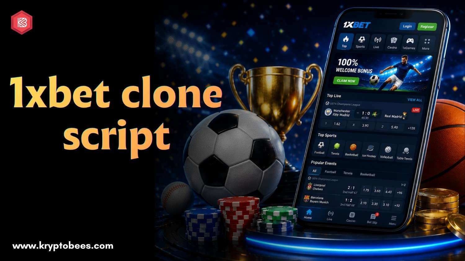 Most Trusted 1XBet Clone Script for Online Betting Platforms