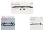 Austin Healey (1953-1967) Bumper Parts for Classic by stainless steel new