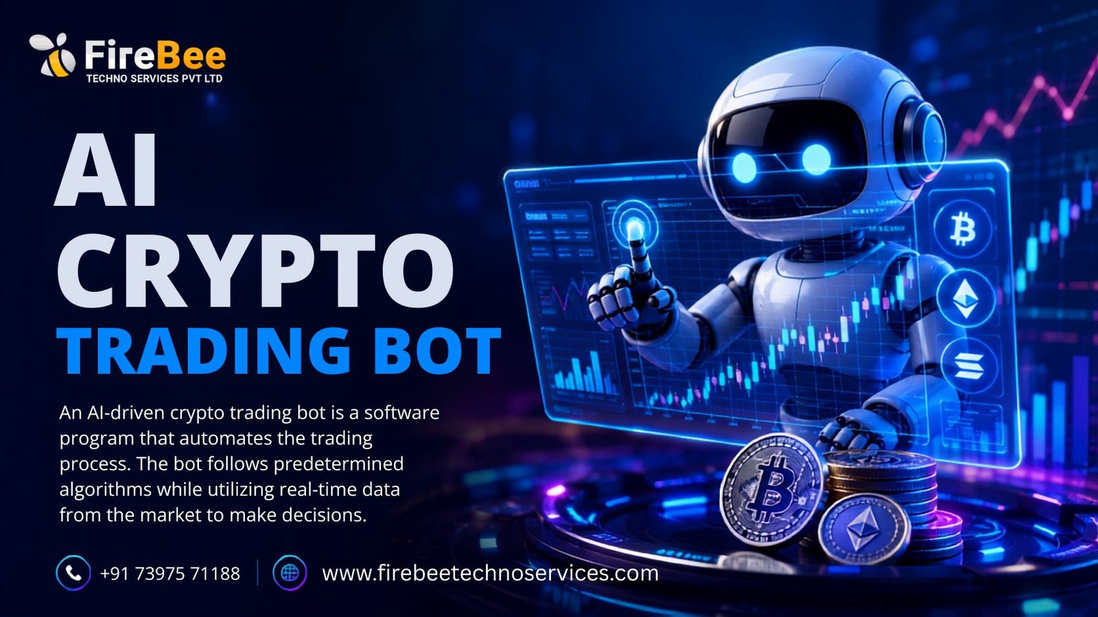 AI Crypto Trading Bot Development with Real-Time Market Analysis