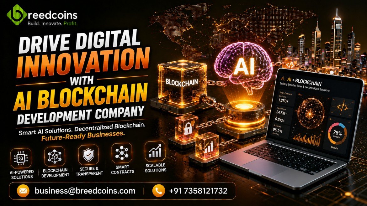 Drive Digital Innovation with AI Blockchain Development Company