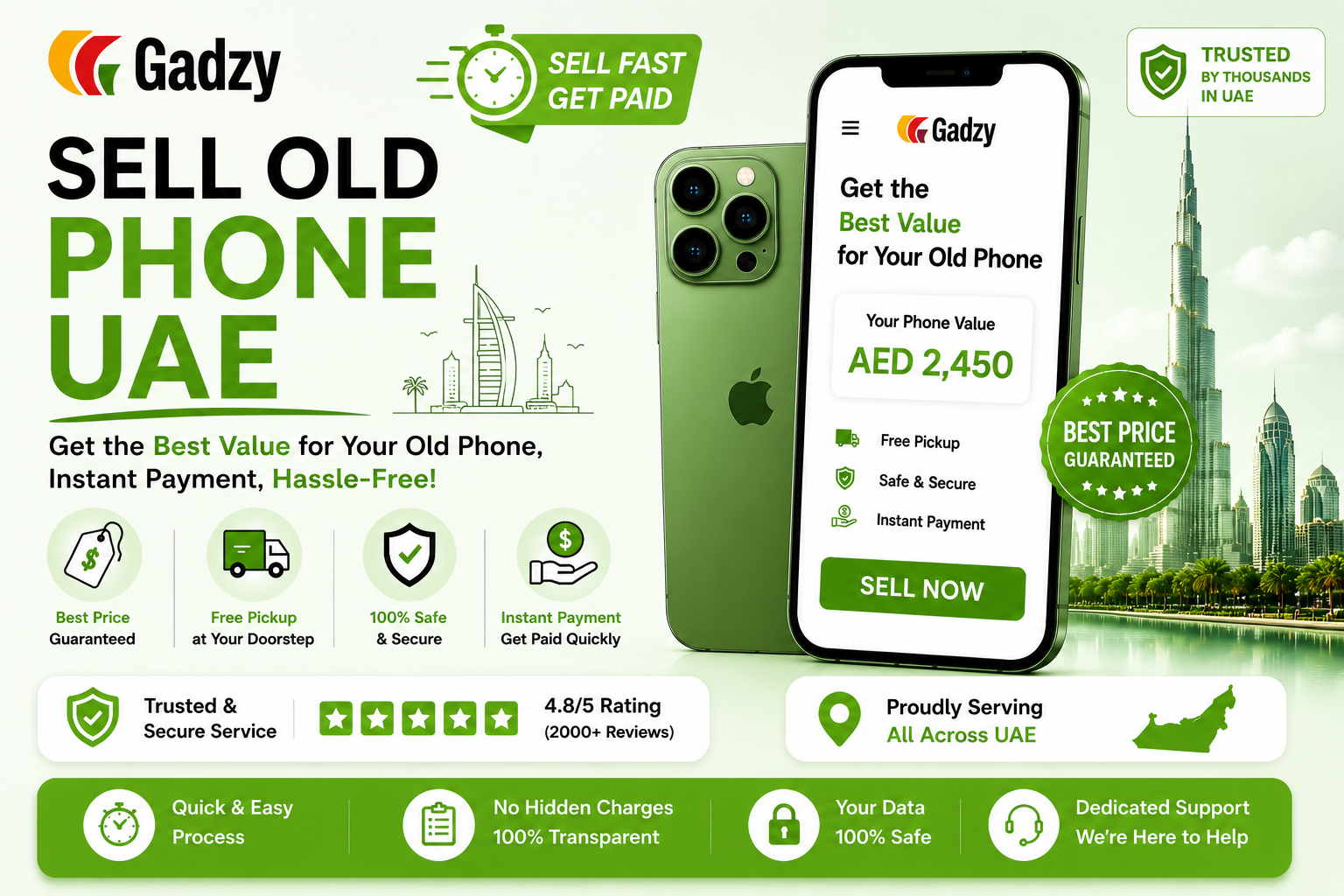 Gadzy: Sell Old Phone UAE in Minutes