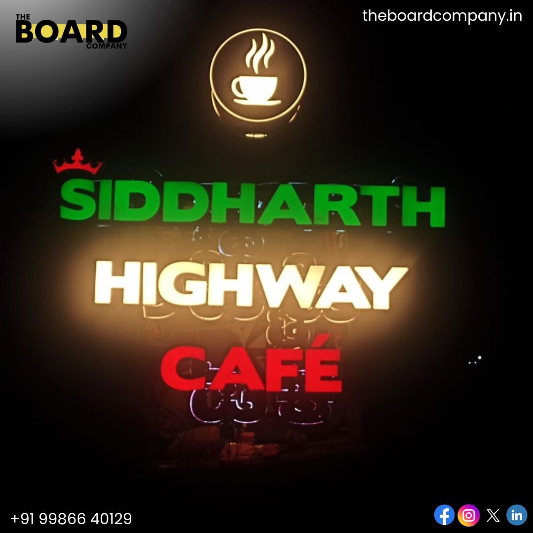 Sign Board Manufacturers in Bangalore – The Board Company