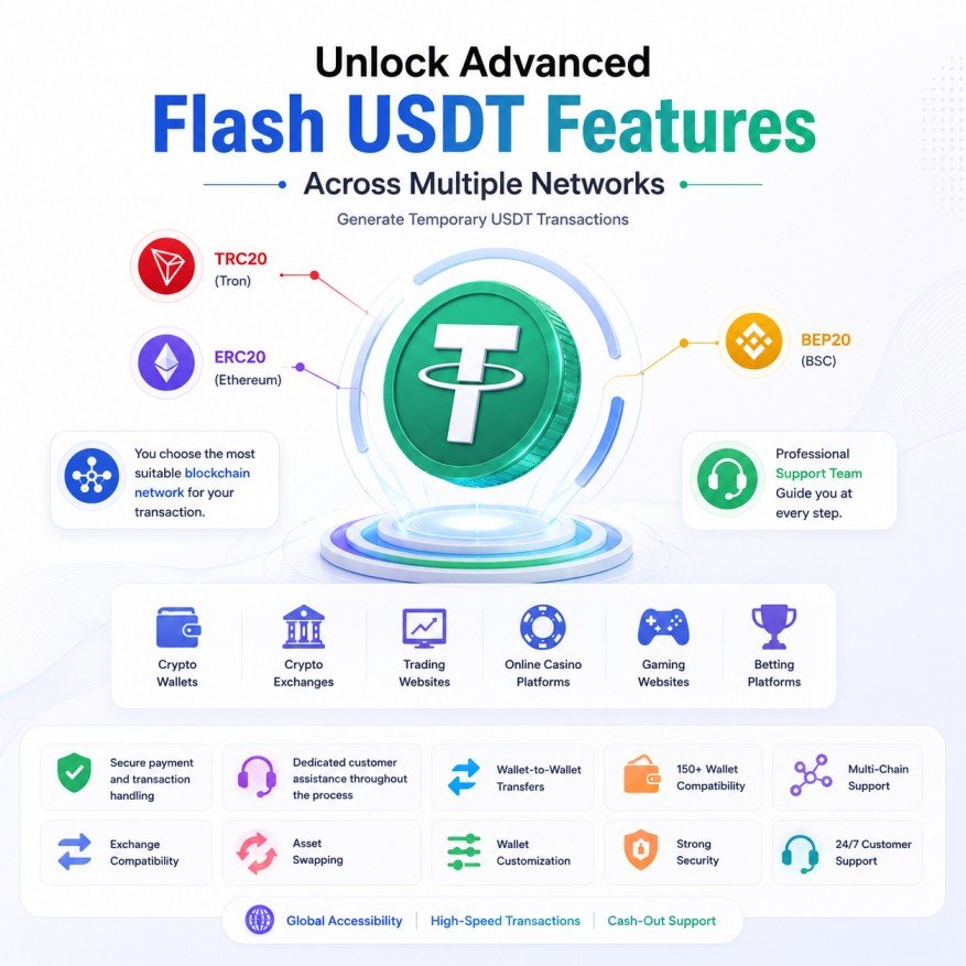 Unlock Advanced Flash USDT Features Across Multiple Networks