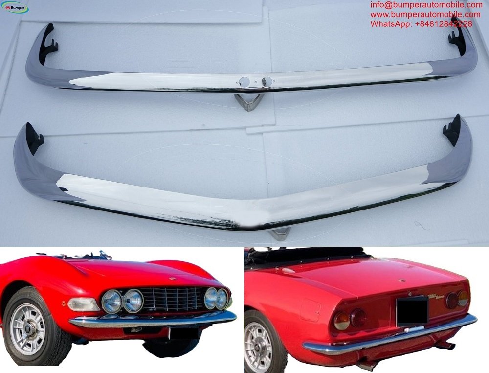 Fiat (1957-1975) Bumper Parts for Classic by stainless steel new