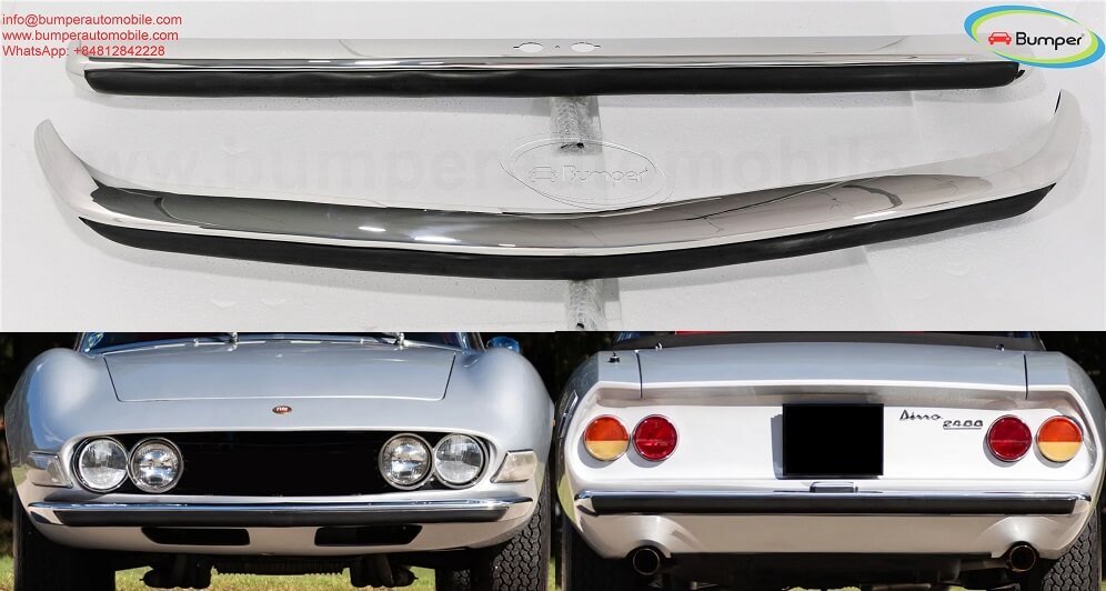 Fiat (1957-1975) Bumper Parts for Classic by stainless steel new