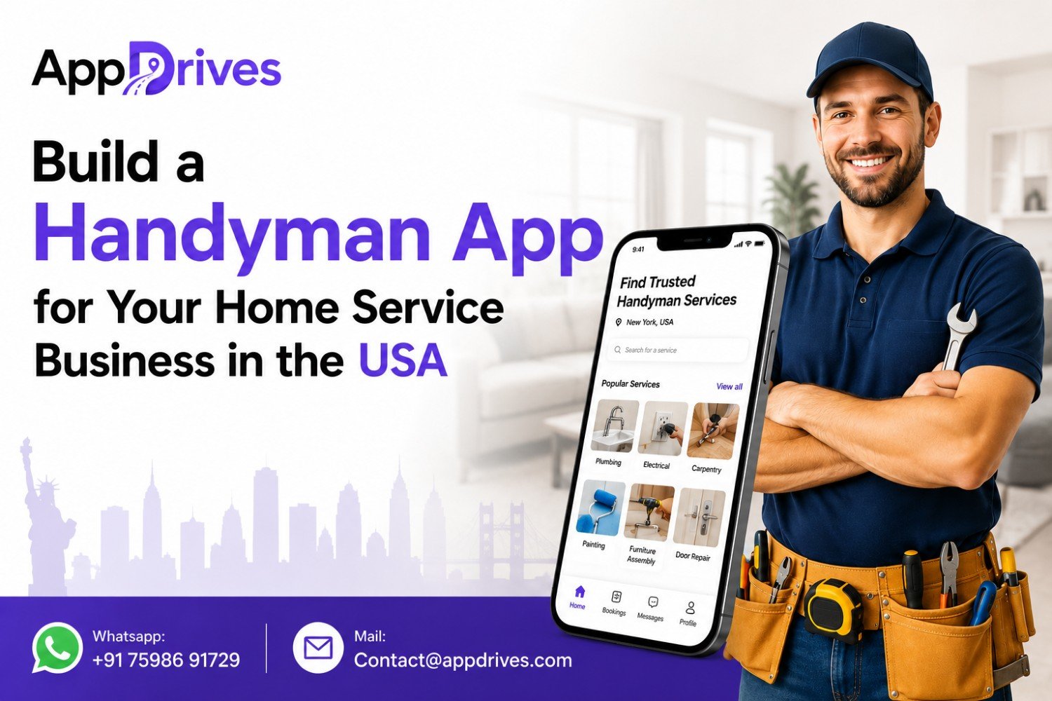 Build a Handyman App for Your Home Service Business in the USA