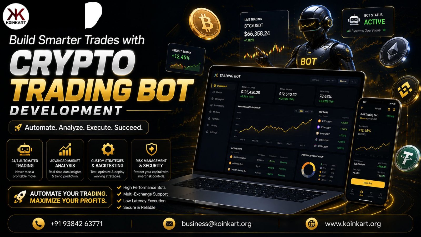 Build Smarter Trades with Crypto Trading Bot Development