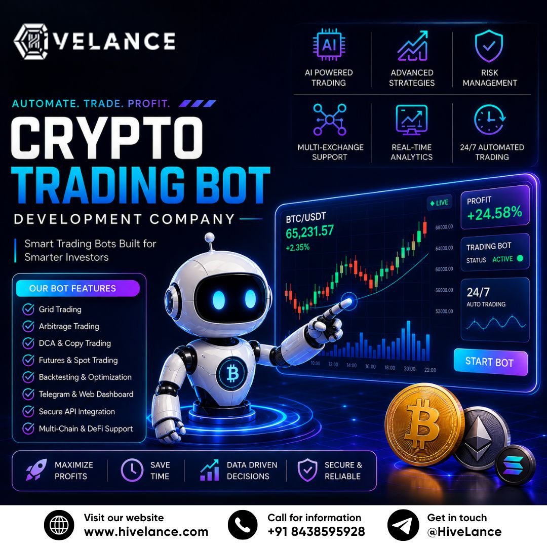 Build Next-Generation Automated Trading Platforms with Crypto Trading Bot Development