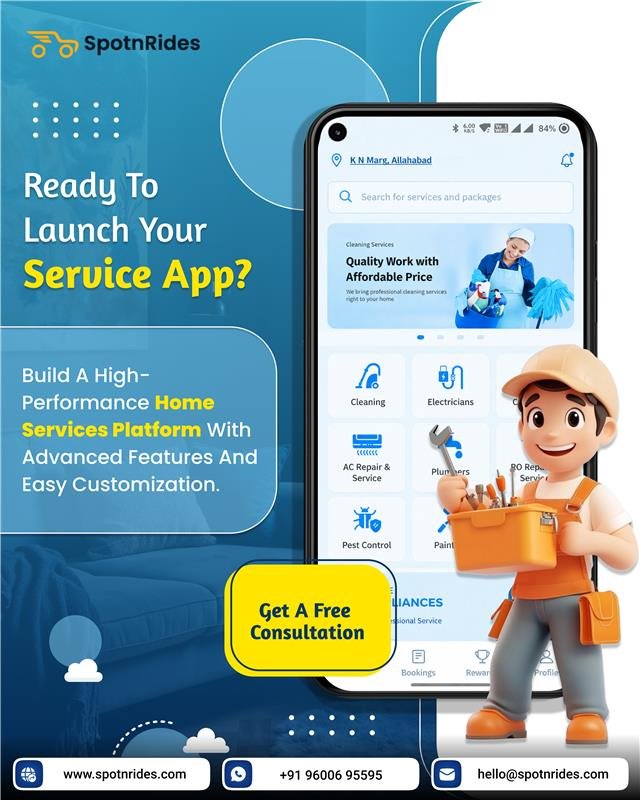 SpotnRides Uber for Multi-Service Super App – All-in-One Platform