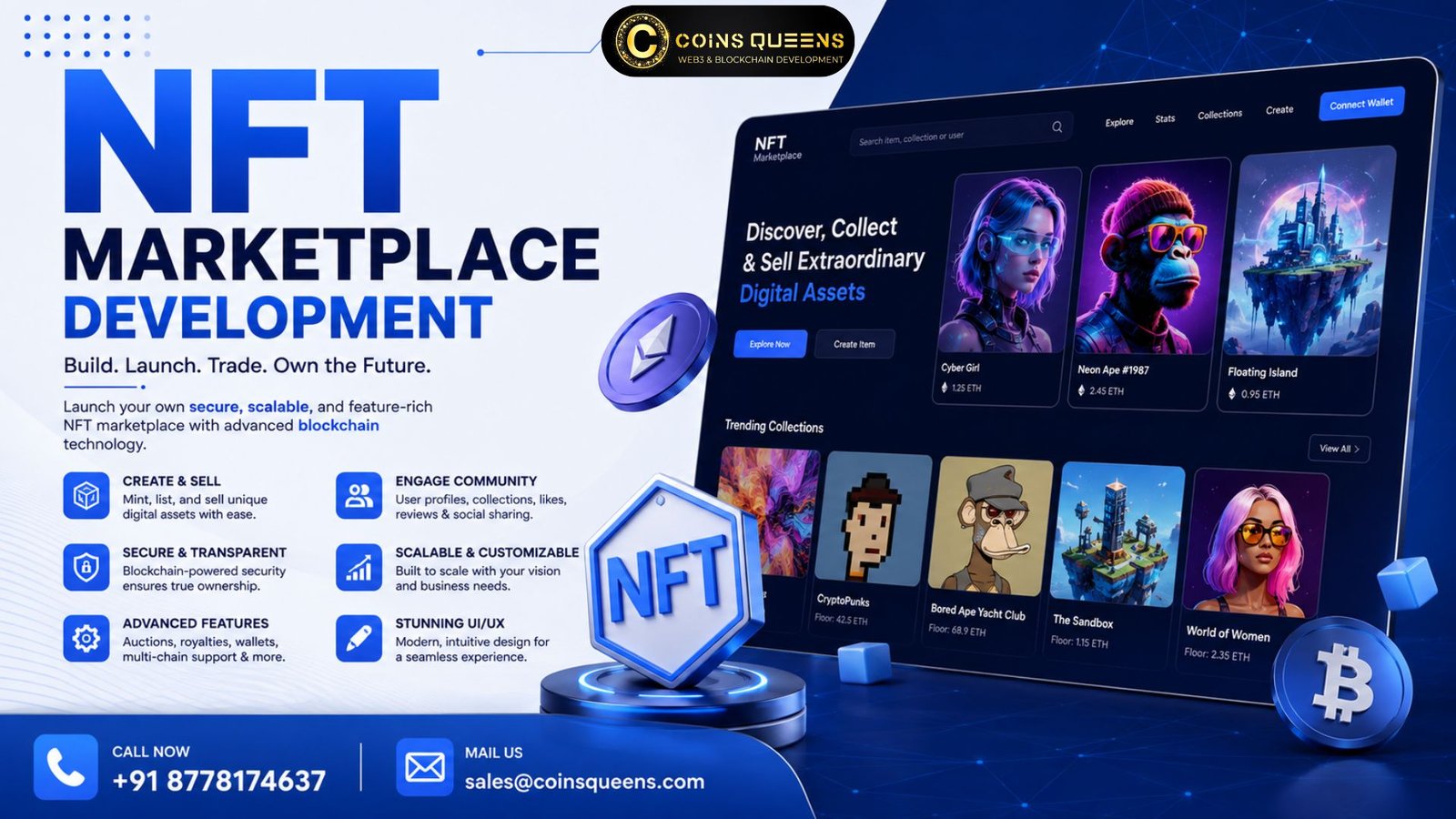 Trusted NFT Marketplace Development for Business Growth