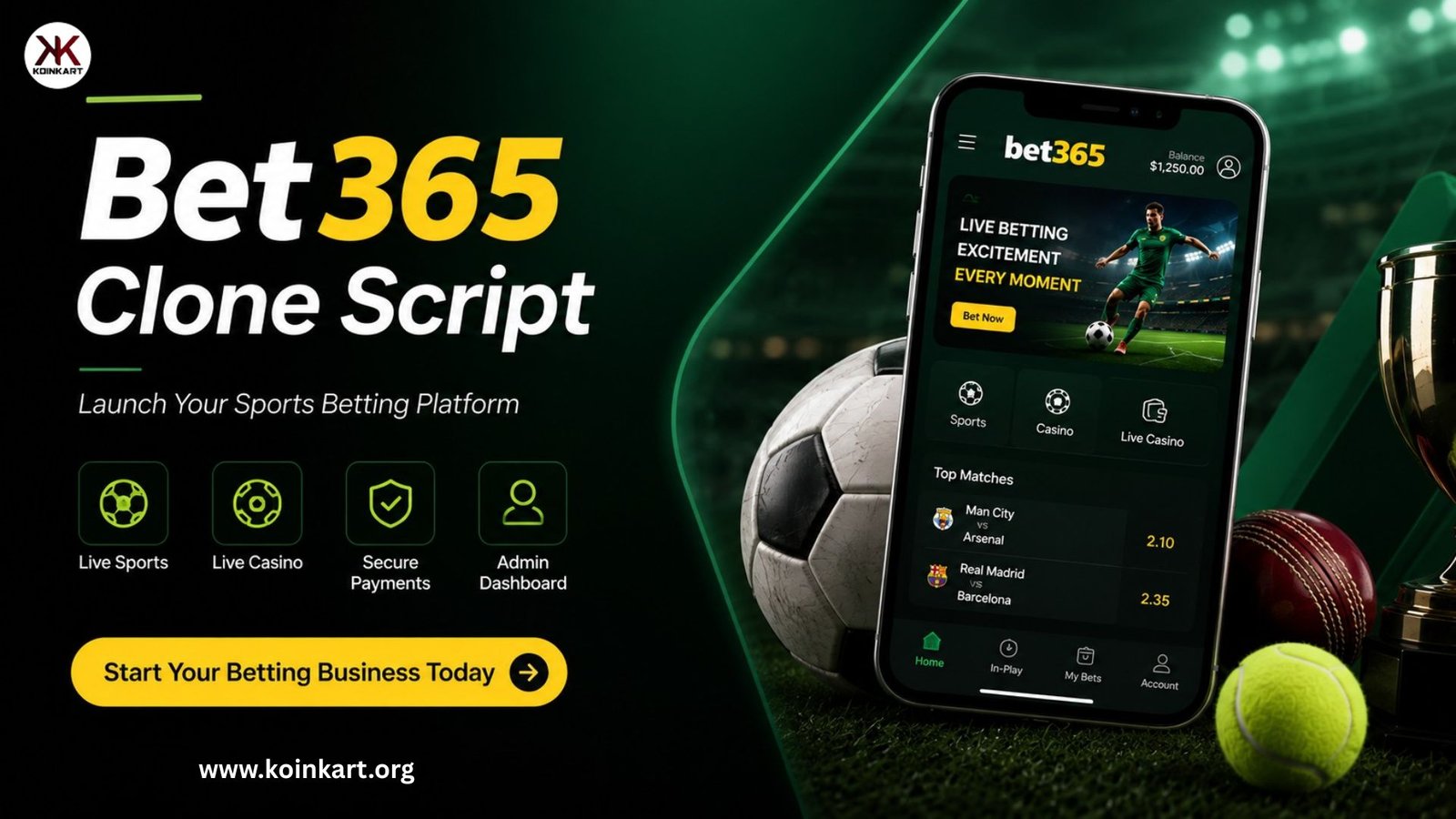Grow Your Betting Business with a Bet365 Clone App