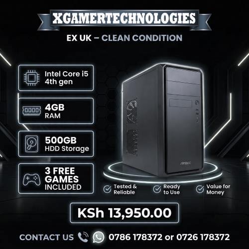Simple Core i5 4GB RAM refurbished desktop