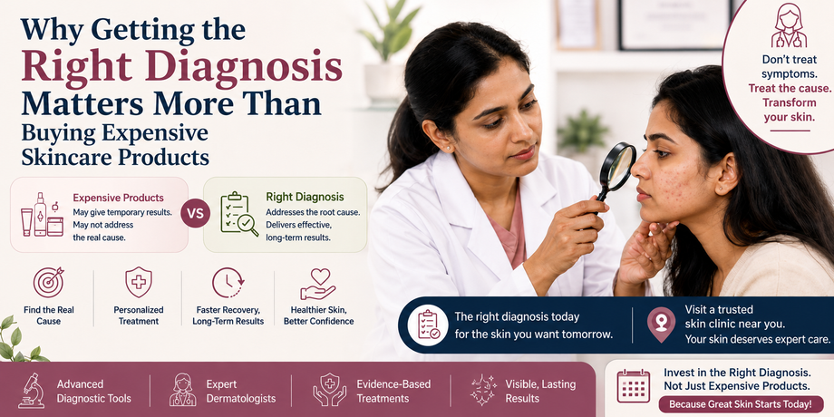 Why Getting the Right Diagnosis Matters More Than Buying Expensive Skincare Products